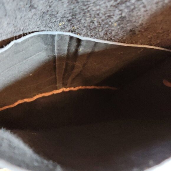 🔷️HOLD Genuine Bison Hide Crossbody Purse Bag Handmade by Native Americans BNA4 - Picture 8 of 10